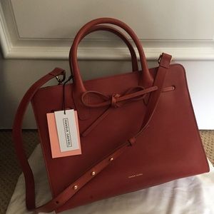 Brand New MANSUR GAVRIEL Sun Bag in Brandy